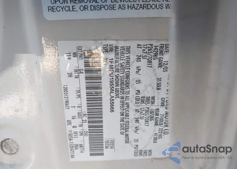 2006 Ford Expedition Limited z USA, uszkodzony, nr VIN 1FMPU19556LA55666